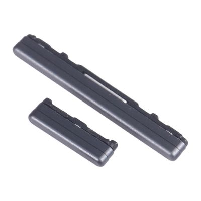 Samsung Galaxy Tab S6 SM-T865 -yhteensopivalle virtapainikkeelle ja äänenvoimakkuuden säätöpainikkeelle Musta