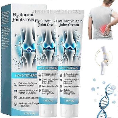 Hyaluronihapponivelvoide, hyaluronihappohierontavoide, edistynyt nivel- ja luuhoitovoide selälle, niska, kädet, polvet 3pcs