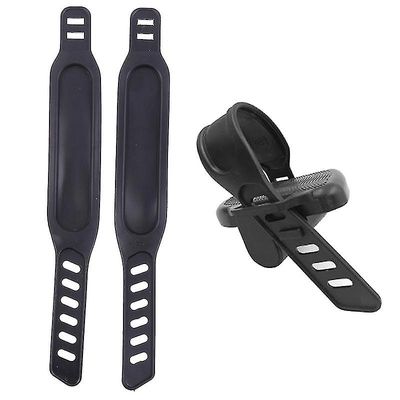 1pair Nye Treningssykkel Pedal Stropper Stigbøye Stropp Treningsutstyr Tilbehør Hfmqv One Size