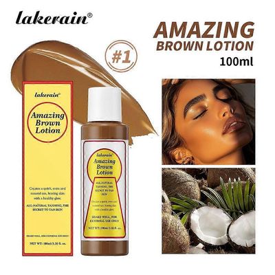 Vartalovoide, rusketusvoide Self Tanner - Browning Lotion kookosöljyllä - Amazing After Browning Lotion - Estää rusketuksen haalistumista ja kosteu...