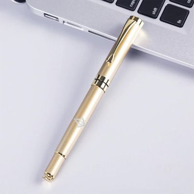 Bricks Masons Gratis gravering metal signatur frimurerisk orb pen - (flere farver / bilag) Golden