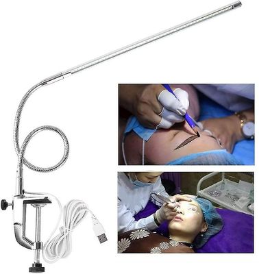 Led skrivebordslampe, led klip lys søm skrivebordslampe, justerbar manicure bordlampe led sømlampe