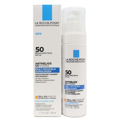 La Roche Posay La Roche-Posay Anthelios UV Hydra Daily Invisible Sunscreen Spf 50 1.7oz Uusi 1.7 oz