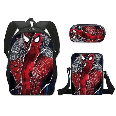Stntv Marvel Hero Spider-man ingen vej hjem Tema Rygsæk Penalhus taske Messenger G