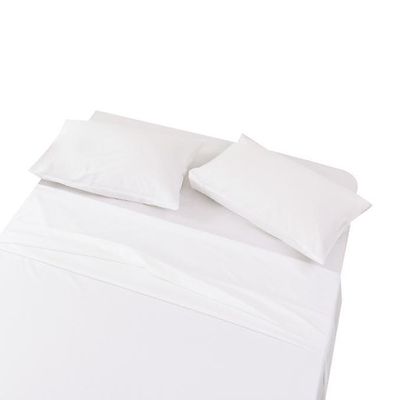Handuo Sengetøj Sæt Mikrofiber Polyester Super Soft hvid Full