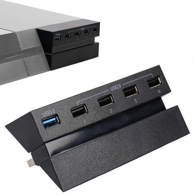 5 porttia USB-keskitin PS4-suurnopeuslaturiohjaimelle Jakajan laajennussovitin H TAO