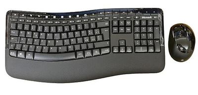 Microsoft 5050 Wireless Comfort stasjonært tastatur og mus italiensk layout QWERTY