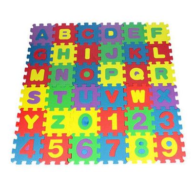 Fruushop 36pcs tall alfabetet puslespill skum matematikk pedagogisk leketøy gave 5Set