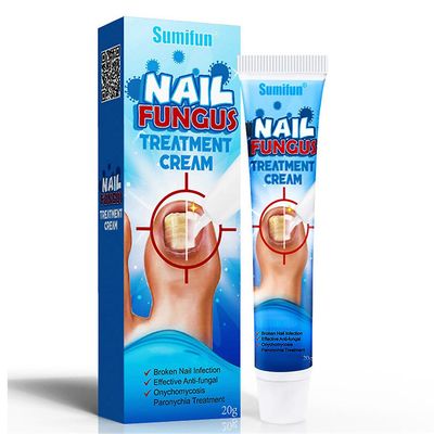 Mylight 1/2st svampspikbehandlingskräm, stark svampsvamptånagelkräm, nagelreparationsnärande behandling, återställer missfärgade skadade naglar 20g...