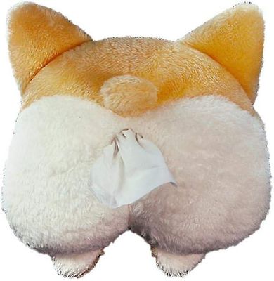 Cat Butt Tissue Holder - Papirhåndkle Holder Creative plysj Tissue Bokser Tissue Beholdere Oppbevaring Hyller Passer firkantet Tissue Box