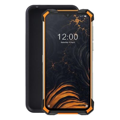 TPU-kotelo Doogee S88 Pro / S88 Plus -mallille Musta