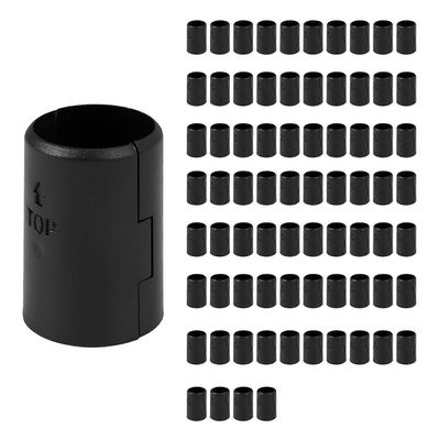 74 pakkausta lankahyllykiinnikkeitä lankahyllyhyllyn lukituskiinnikkeitä 1 tuuman pylväshyllyjen hihojen vaihto musta