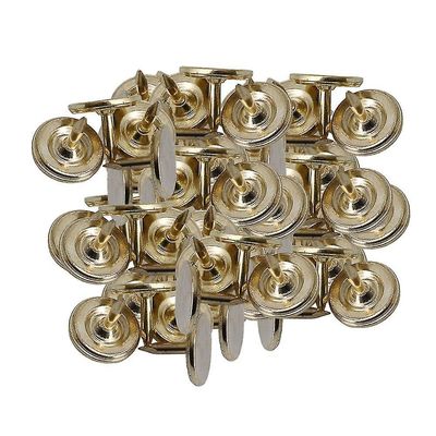 100 stykker 8x9mm polstring stifter negletrykkestifter med rundt fladt hoved