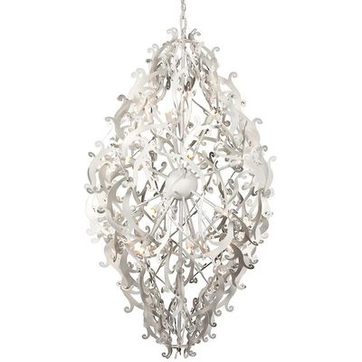 Linea Verdace Lighting Linea Verdace Mila Wire Frame Vedhæng Loft Lys Hvid Metal