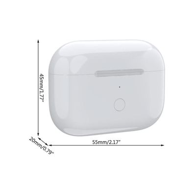För Airpod Pro Ersättning Trådlöst laddningsfodral Hörlurar 660 Mah Laddare Case Support Wireless Ch