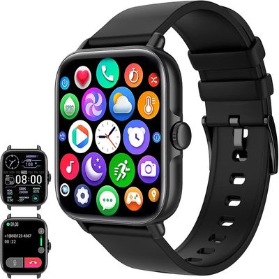 Kids Smart Watch Kamera Sim Gsm Sos Call Telefon klokker Barn Gaver Gaver svart