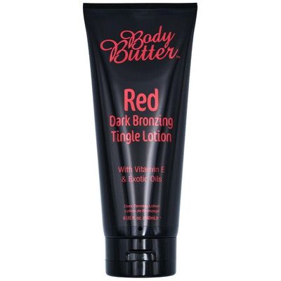 Body Butter Red Dark Bronzing Tingle Tanning Lotion 180ml Rød mørk avanceret