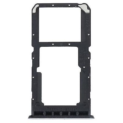 For Oppo A96 China Sim-kortskuff + Sim / Micro SD-kortskuff Svart