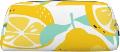 Kerota FS1167 hedelmäsitruunaviipaleet vetoketjullinen penaali suurikapasiteettinen paperitavaralaukku, joka sopii koulun toimistopojille ja tytöil...