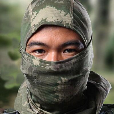 Varychmoo Army Military Camouflage Balaclava Fuld ansigtsmasker Jagt Tørklæde Hjelme Jungle Green