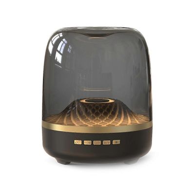 Äänilaatikko Bluetooth subwoofer värikäs lasi koti suuri äänenvoimakkuus langaton tietokone kaiutin yleisö sp Musta