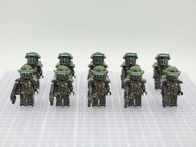 Sunvivid Star Wars Kashyyyk kloonaa Commandos x10 -minihahmosetti