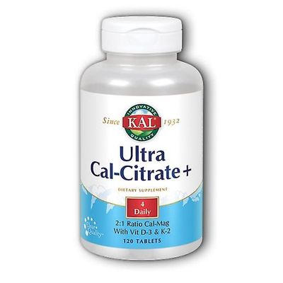 Kal Ultra Cal-Citrate+, 120 välilehteä (1 kappaleen pakkaus)