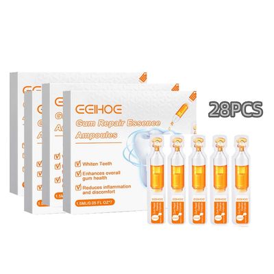 14/21/28stk 2024 Ny oral reparationsbehandling ampuller, tyggegummi reparation behandling ampuller, oral reparation 28PCS
