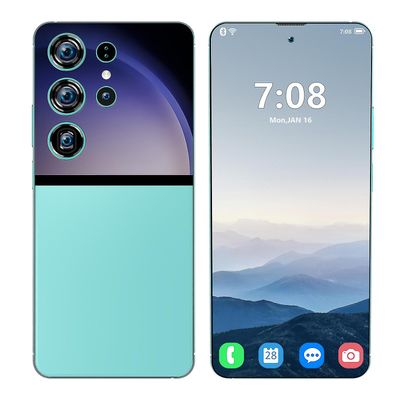 2024 Ny ankomst mobiltelefon dual sim dual standby 1024GB Rom 6800mAh lang batterilevetid smartphone med Stylus grøn