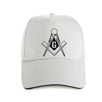 Bricks Masons Kompas &kvadrat g frimurerisk baseball cap - (8 farver) P-khaki