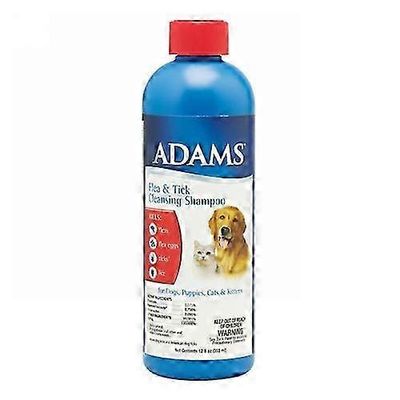 Adams Flea & Tick puhdistusshampoo, 12 unssia