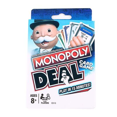 Puzzle Family Party Brettspill Engelsk versjon Monopol Trading Cardgame Playing Blå