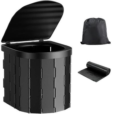 varten Camping kannettava taitettava wc kannella, vedenpitävä Porta-auto