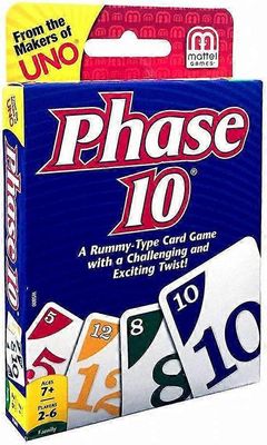 Vaiheen 10 korttipeli, 7 vuotta +