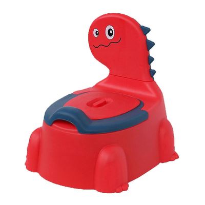 Uusi päivitetty vauvan potta, erotetut dinosaurukset, harjoituspotta taaperoille punainen