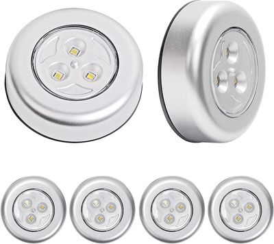 Suren 6pcs led batteridrevet trådløs natlys touch light