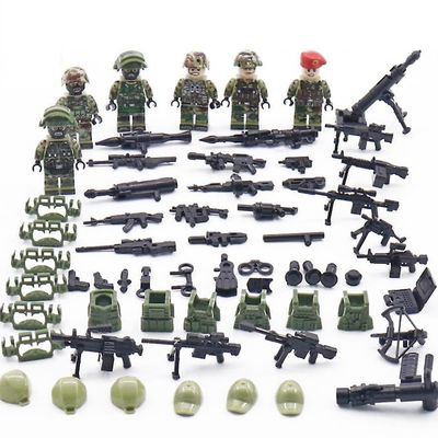 YM Studio MOC WW2 Brickmania Minifigs rakennuspalikka Venäjän armeijan erikoisjoukkojen hahmot