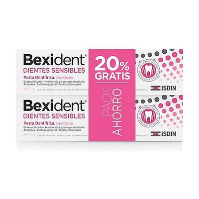 Isdin Duo Bexident sensitive teeth toothpaste 2 units of 75ml