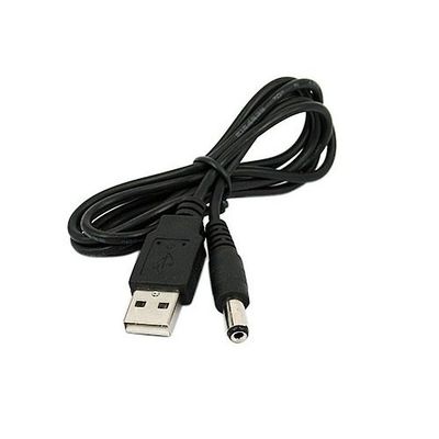 Hellfire Trading USB-ladekabel for Omron HHP-BFH01 blodtrykksmåler lader bly svart