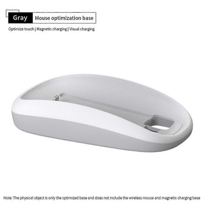 Fsw-hiirelle optimoitu pohja Apple Magic Mouse 2 -latausalustalle Ergonominen langaton latausalustan kuori Lisää korkeutta Optimoi tuntuma Harmaa