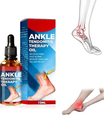 Nilkan jännetulehduksen hoitoöljy, nilkan jännetulehduksen hoitoöljy, jalka- ja nilkkahierontaöljy kipeille ja jäykille nivelille 1pcs