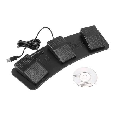 Fs3-p Usb Triple Foot Switch Polkimen ohjaus näppäimistö Hiiri PC Peli Muovi