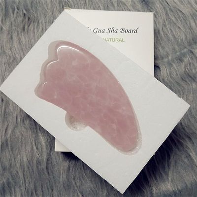 Ceyue Pink Crystal Finger Skrabere V-ansigt Jade Massage Rollers For hele kroppen 1