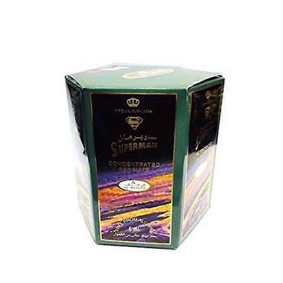 AL-REHAB Pakkaus 6 kpl Musk Perfume Al Rehab Superman 6ml 100% öljyä