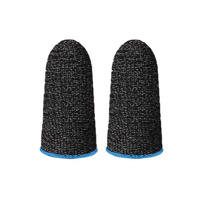 Blue Edge Gaming Finger Sleeve Åndbar Anti Slip Mobile Game Controller Tommelfinger ærme Touch Screen Finger Cover