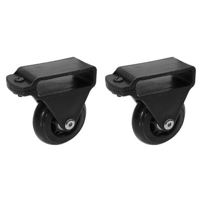 Teleskooppinen tikkaiden pyörä käytännöllinen tasapainopyörä kotikäyttöön helppo liikkua 2kpl Musta 8.50X8.00X3.50CM