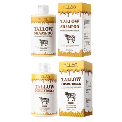 Talishampoo ja hoitoainesetti kaikille hiustyypeille, syväkorjaus, hiusten kasvu, pehmeät kiiltävät hiukset, täydellinen miehille ja naisille 2pcs