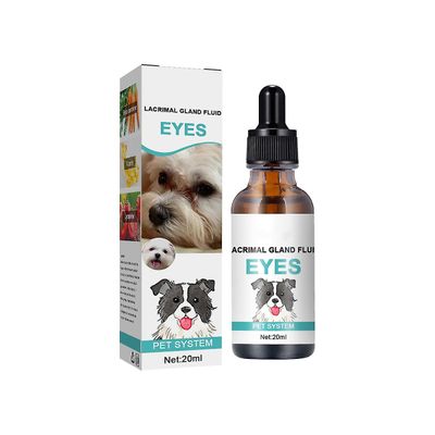 Frusde Dog Eye Drops, Dog Eye Wash Drops, Tear Stain Remover, Pet Eye Cleaner For rennende øyne Røde tårer, Dog Eye Infeksjon Behandling 2 stk.