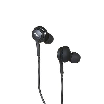 AKG-langalliset kuulokkeet mikrofonilla Stereokuulokkeet, joissa on 3,5 mm: n kytkettävät korvakuulokkeet syvällä bassolla