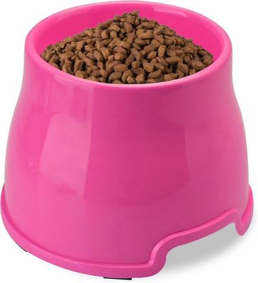Pitkät korvat koiran kulho spanieli koiran kulho lemmikkieläinten ruokinta korotettu kulho ruokaa ja vettä varten liukumaton pitkä rehu Vaaleanpuna...